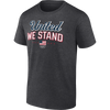Fanatics Men's USA Victory United Tee Olympics 24 in Charcoal Heather front
