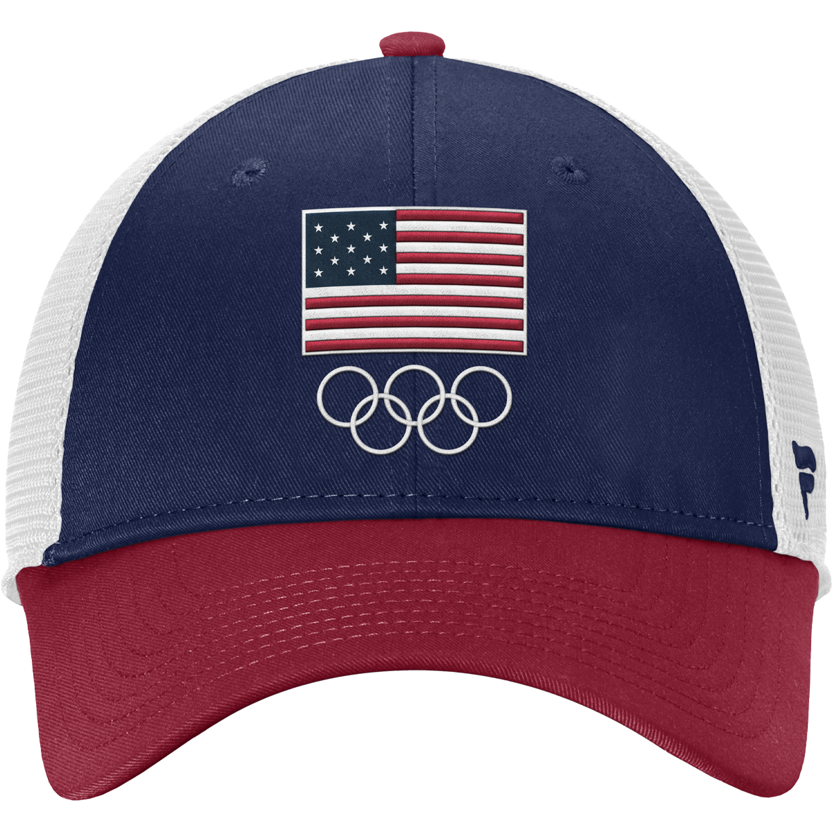 Team USA Red/White/Blue Structured Adjustable Mesh Olympics '24 alternate view