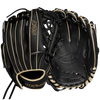 Wilson A700 Infield/Outfield 12" Single Post T-Web 2024 in Black/Blond front and back