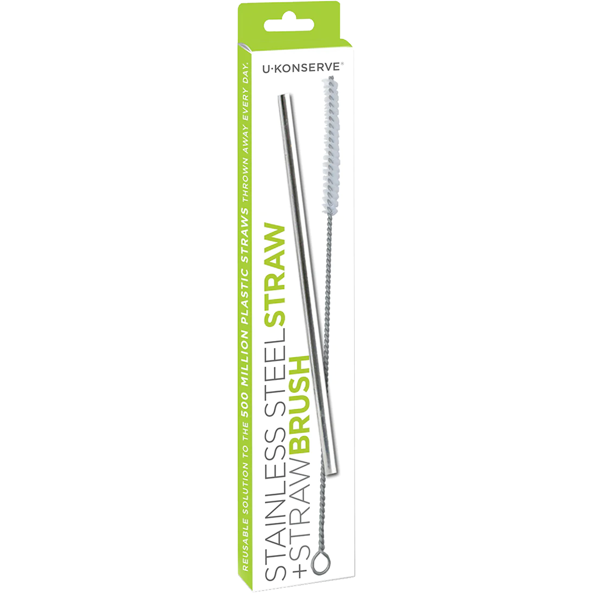 Stainless Steel Straw + Straw Brush alternate view