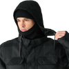 Men's Woodland Jacket in TNBP-Tonal Black Plaid hood