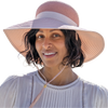 Sunday Afternoons Women's Siena Hat in Terra Cotta/Blush on model