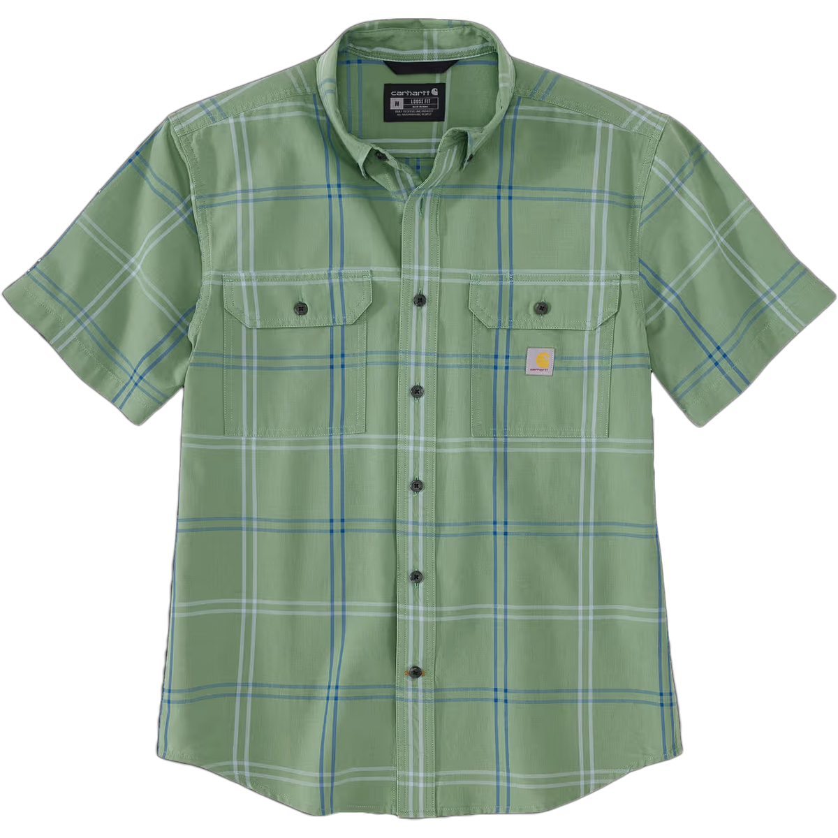 Men's Midweight Short Sleeve Plaid Shirt alternate view