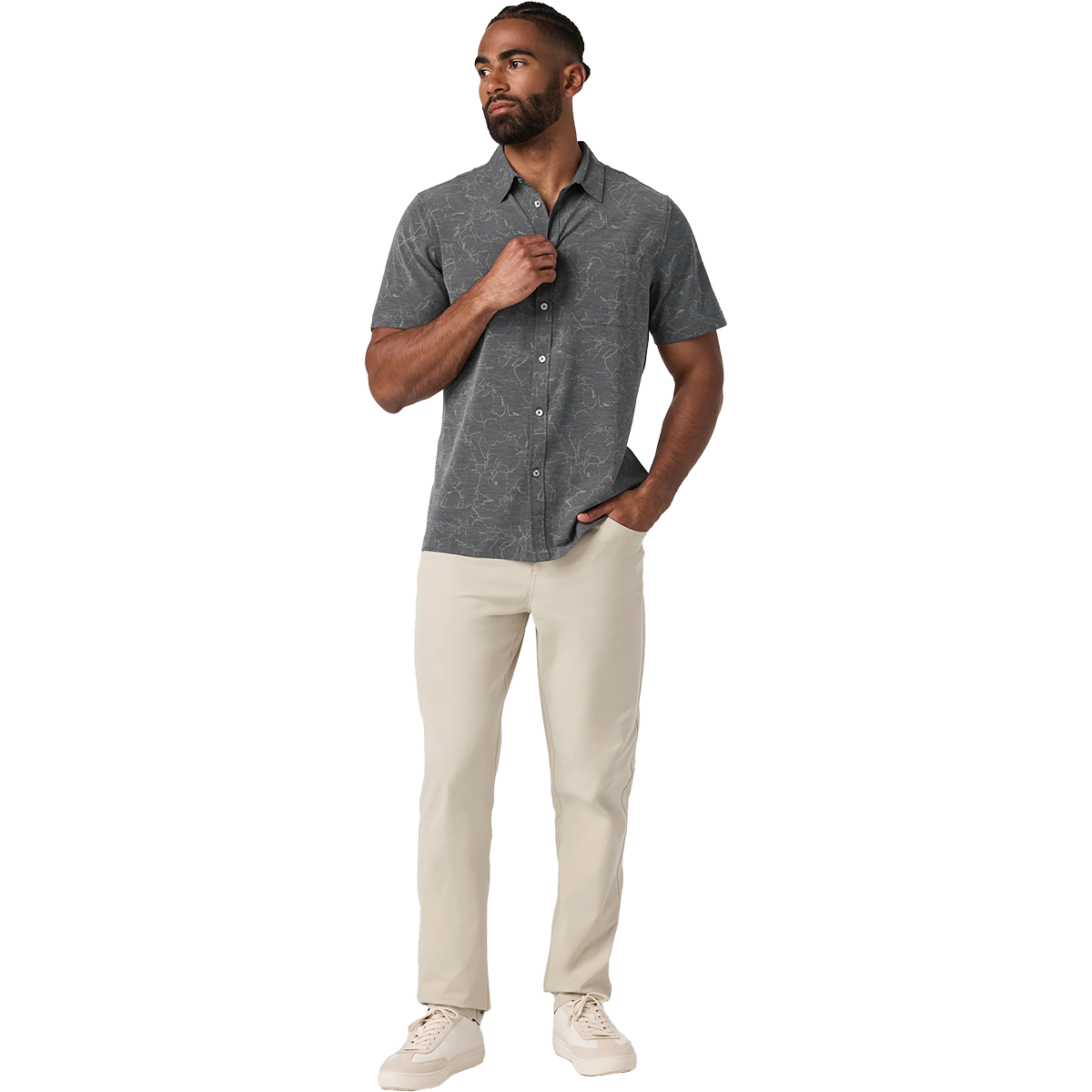 Men's Bridge Short Sleeve Button Down alternate view