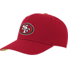 Outerstuff Youth 49ers Pre-Curved Snapback in Dark Red