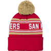 Outerstuff Youth 49ers Jacquard Cuffed Knit w/ Pom back