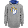 Outerstuff Youth Rams Prime Hoodie in Heather Grey