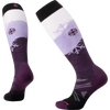 Smartwool Women's Ski Full Cushion Snowpocalypse OTC Socks in Purple Iris
