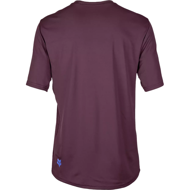 Men's Ranger Short Sleeve Jersey Moth, Fox Head Men's Ranger Short Sleeve Jersey Moth in Dark Purple back