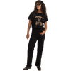 Roark Women's Ciao Cropped Boxy Tee in Black front