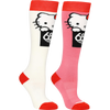686 Women's Hello Kitty Sock (2-pack) in White/Geranium