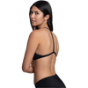 Jolyn Women's Hailey Bikini Top in Black back left