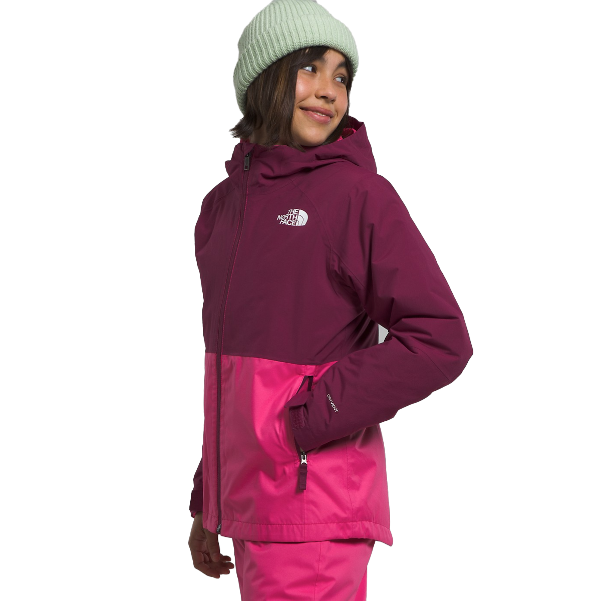 The North Face Freedom Insulated Girl's Jacket - Boysenberry Paint  Lightening / L