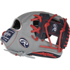 Rawlings Heart of the Hide R2G Lindor Infield - 11.75" Pro I-Web in Navy/Gray side profile