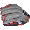 Rawlings Heart of the Hide R2G Lindor Infield - 11.75" Pro I-Web in Navy/Gray side profile