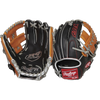Rawlings R9 Contour Infield - 11" Single Post Web in Black/Tan front and back