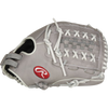 Rawlings R9 Series Fastpitch Pitcher/Outfield - 12.5" Double Laced Bask in Grey thumb profile
