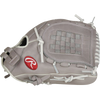 Rawlings R9 Series Fastpitch Infield - 12" Basket Web in Grey thumb profile