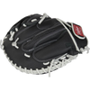 Rawlings Shut Out Fastpitch Catchers Mitt - 31.5" Pro H-Web 2024 in Black side profile