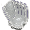 Rawlings Youth Sure Catch Fastpitch Outfield - 12" Basket Web LHT in Gray Purple palm