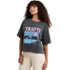 Roark Women's Tahiti Time Boxy Crop in Black