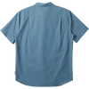 Quiksilver Men's Shoreline Classic Short Sleeve in Blue Shadow back