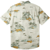 Quiksilver Men's Apero Classic Short Sleeve in Silver Birch back