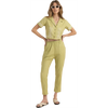 Roark Women's Camp Shirt in Pear front