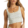 Billabong Women's Sun Goddess Printed Tank in Light Avocado 