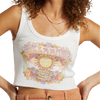 Billabong Women's Ray of Sunshine Tank in Salt Crystal graphic