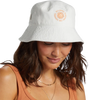 Billabong Women's Bucket Hat in White Cap on model