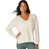 Beyond Yoga Women's Long Weekend Lounge Pullover in Fresh Snow