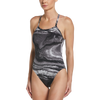 Nike Swim Youth Crystal Wave Racerback One Piece in Black