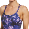Nike Swim Women's Tie Dye Spiderback One Piece logo