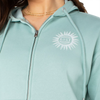 Roxy Women's Evening Hike Zip chest logo