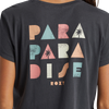 Roxy Women's Para Paradise Cropped T-Shirt back close up