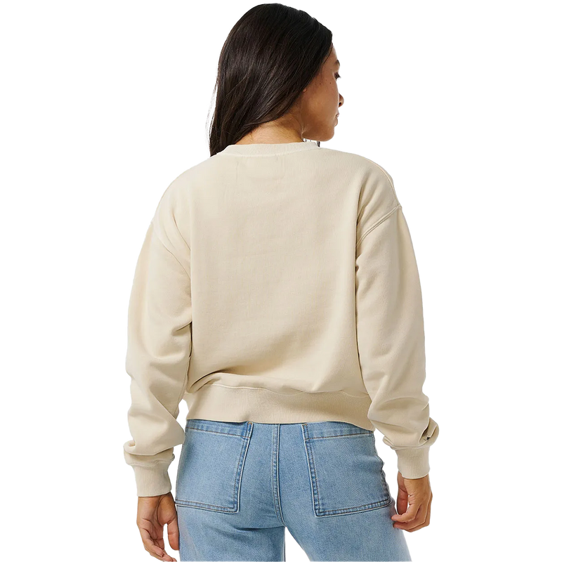 Women's Alchemy Relaxed Crew, Rip Curl Women's Alchemy Relaxed Crew in Natural back