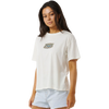 Rip Curl Women's Vacation Relaxed Tee in Bone front