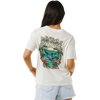 Rip Curl Women's Vacation Relaxed Tee in Bone back