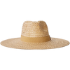Rip Curl Women's Premium Surf Straw Panama Hat in Natural front profile
