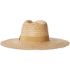 Rip Curl Women's Premium Surf Straw Panama Hat in Natural back profile