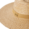 Rip Curl Women's Premium Surf Straw Panama Hat in Natural branding