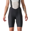 Castelli Women's Espresso DT Bibshort front shorts