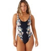 O'Neill Women's Macaw Tropical North Shore One Piece in Black