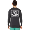 Quiksilver Men's DNA Surf Tee Long Sleeve in Tarmac