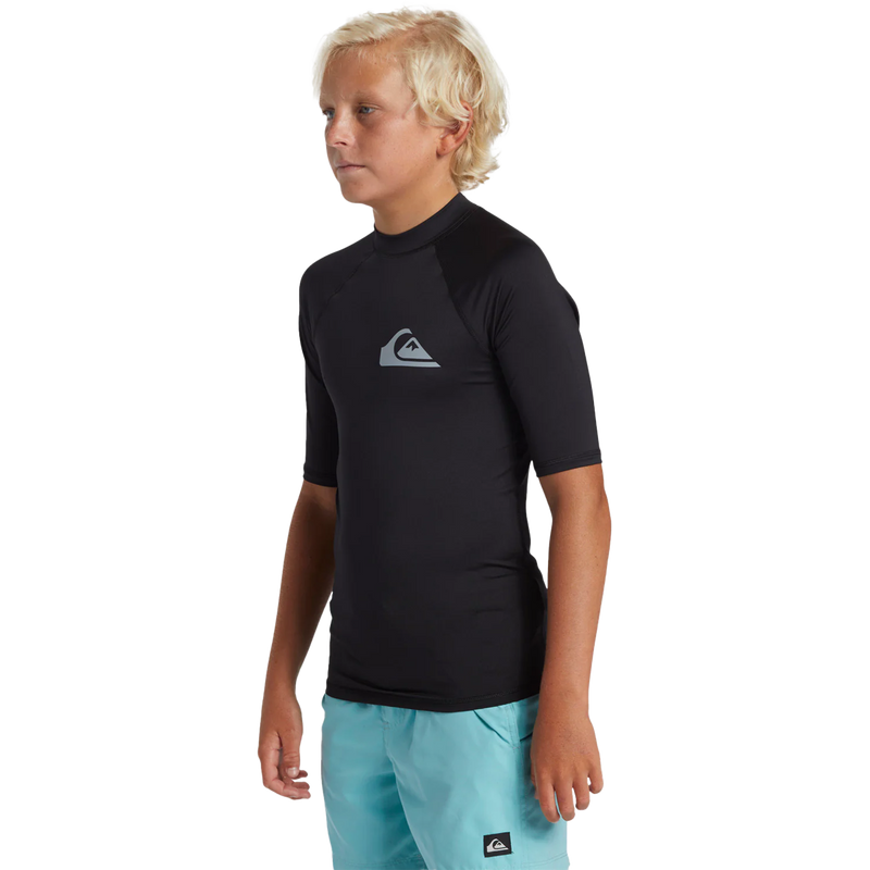 Youth Everyday UPF50 Short Sleeve Rashguard, Quiksilver Youth Everyday UPF50 Short Sleeve Rashguard side