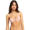 Roxy Women's Fresco Tile Underwire Top in Cloud Dancer Fresco Tile