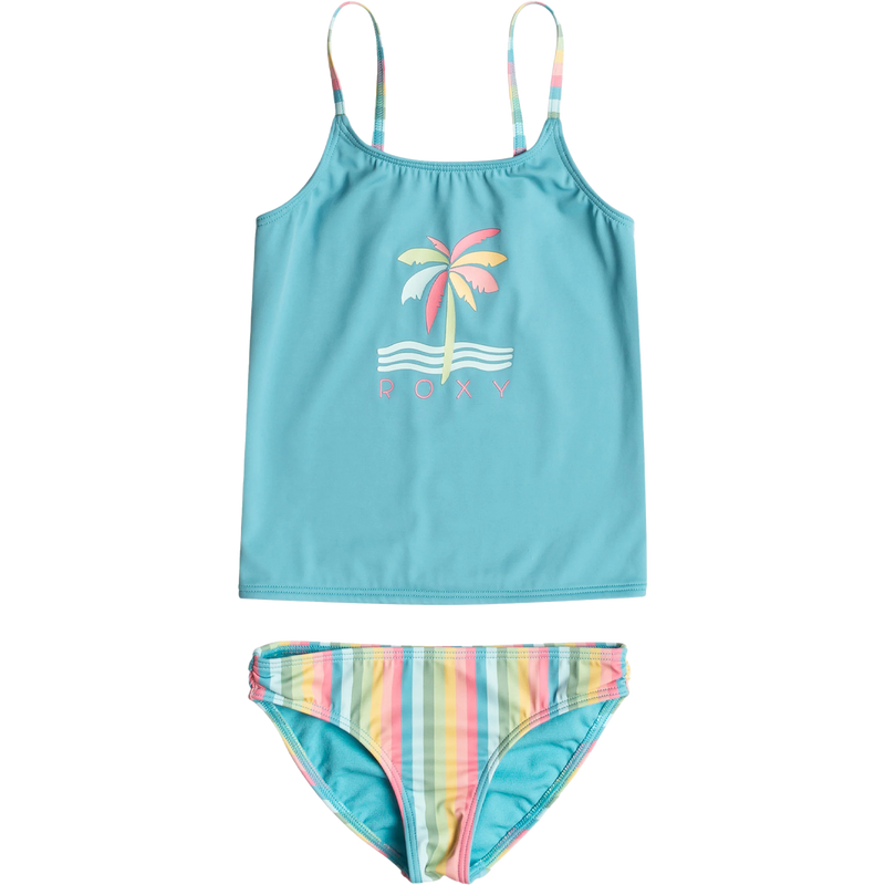 Youth Rainbow Stripe Tankini Set, Featured Image