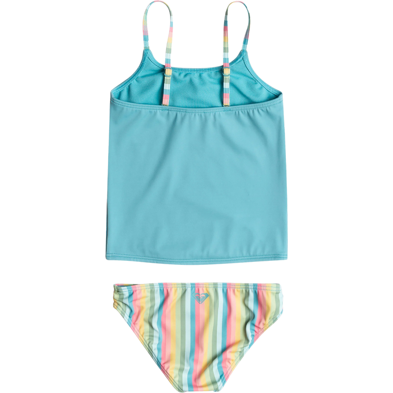 Youth Rainbow Stripe Tankini Set, Roxy Youth Rainbow Stripe Tankini Set back