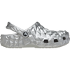 Crocs Classic Metallic Geo Clog in Silver